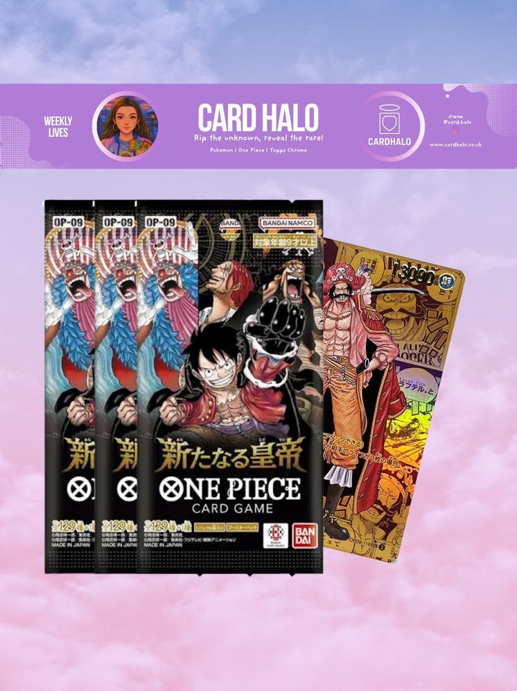 X3 Japanese One Piece Booster Packs